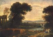 Claude Lorrain Landscape with the Rest on the Flight into Egypt Sweden oil painting artist